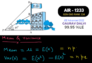 Binomial distribution - Heights and distances